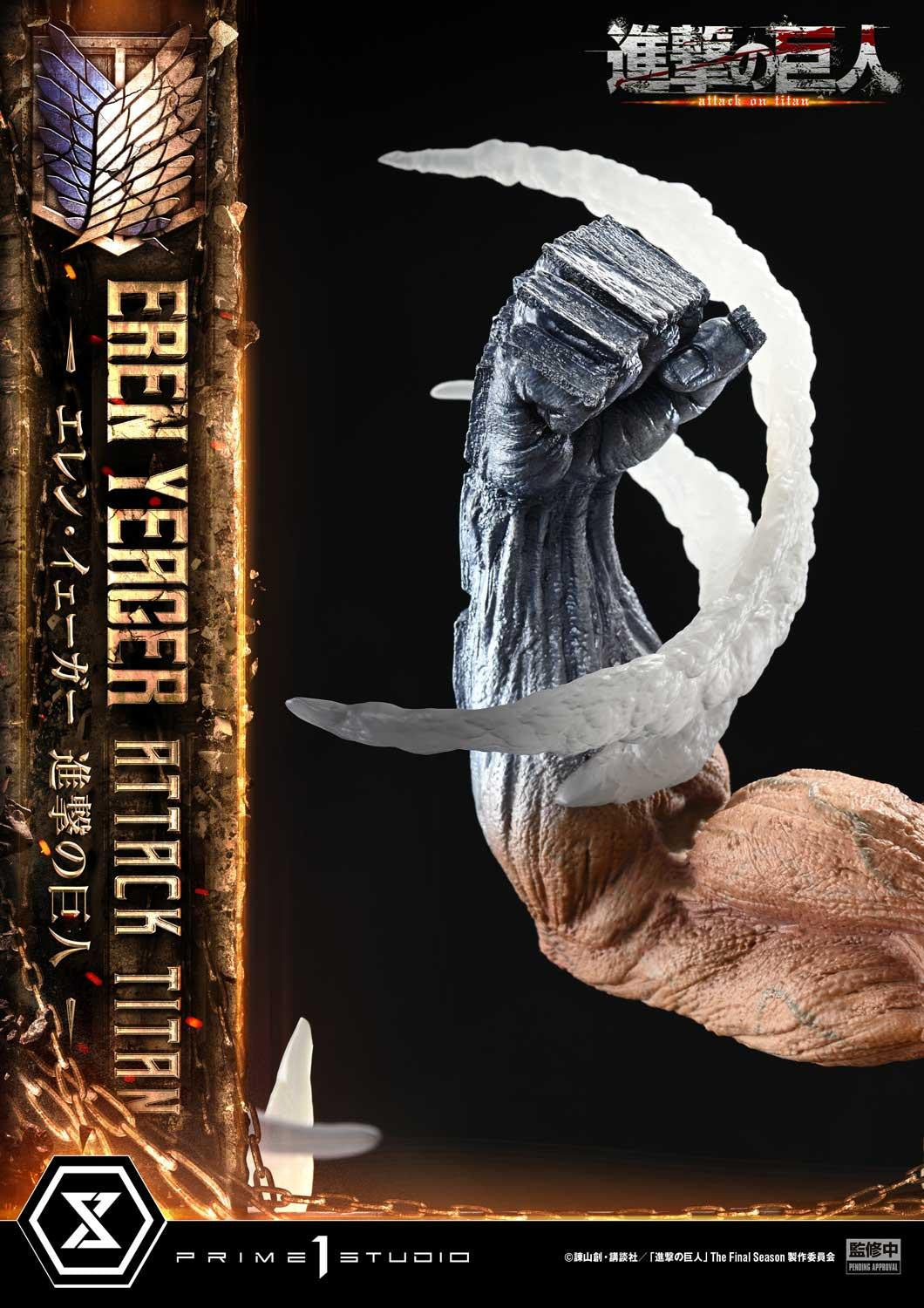 PRE-ORDER Prime 1 Studio - Ultimate Diorama Masterline - Attack on Titan - Eren Yeager: Attack Titan