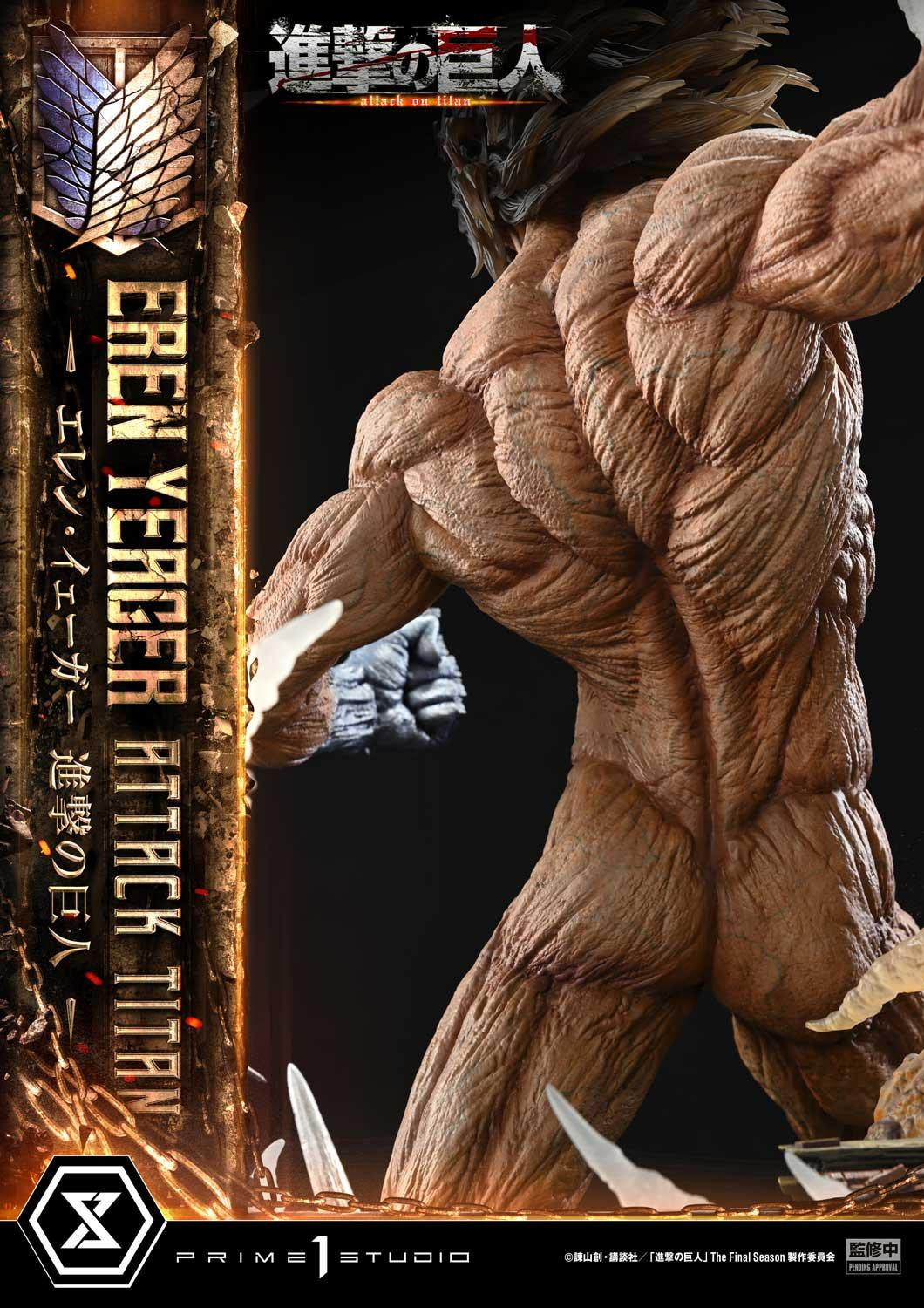 PRE-ORDER Prime 1 Studio - Ultimate Diorama Masterline - Attack on Titan - Eren Yeager: Attack Titan