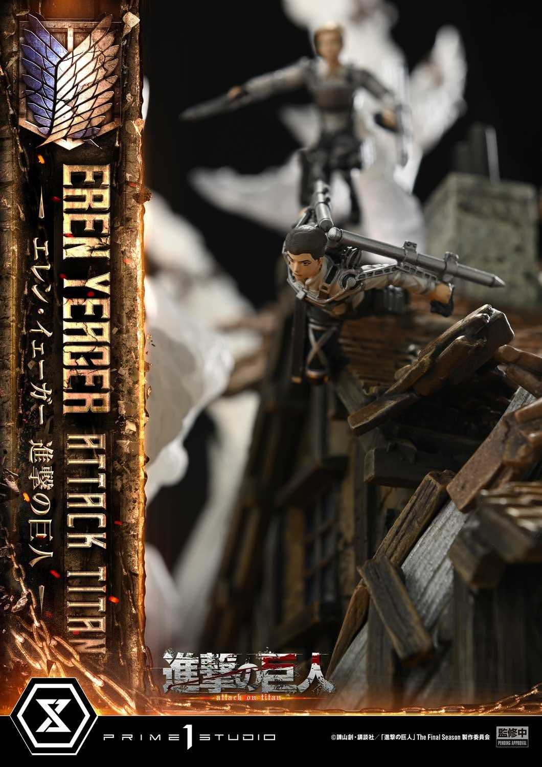 PRE-ORDER Prime 1 Studio - Ultimate Diorama Masterline - Attack on Titan - Eren Yeager: Attack Titan