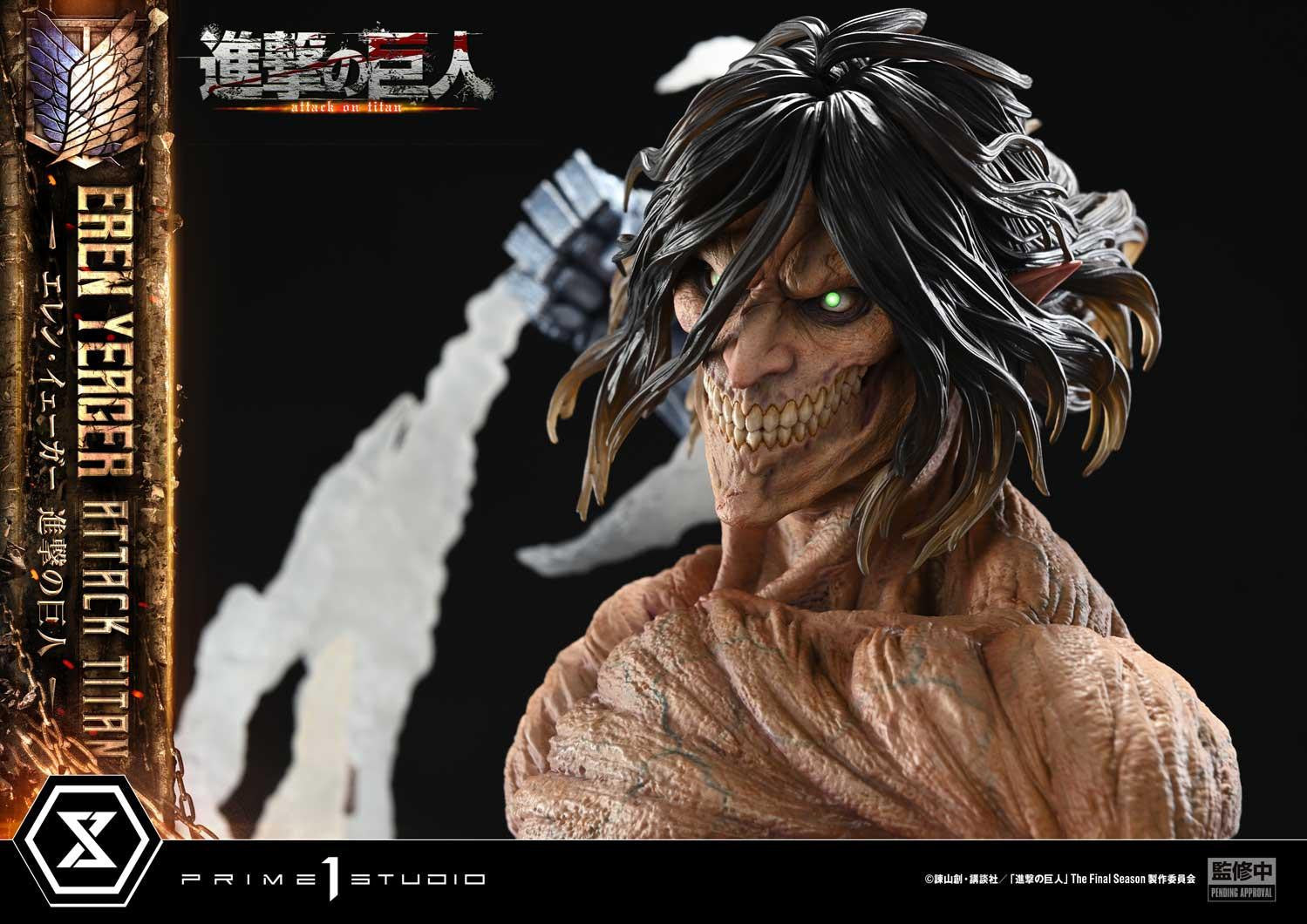 PRE-ORDER Prime 1 Studio - Ultimate Diorama Masterline - Attack on Titan - Eren Yeager: Attack Titan
