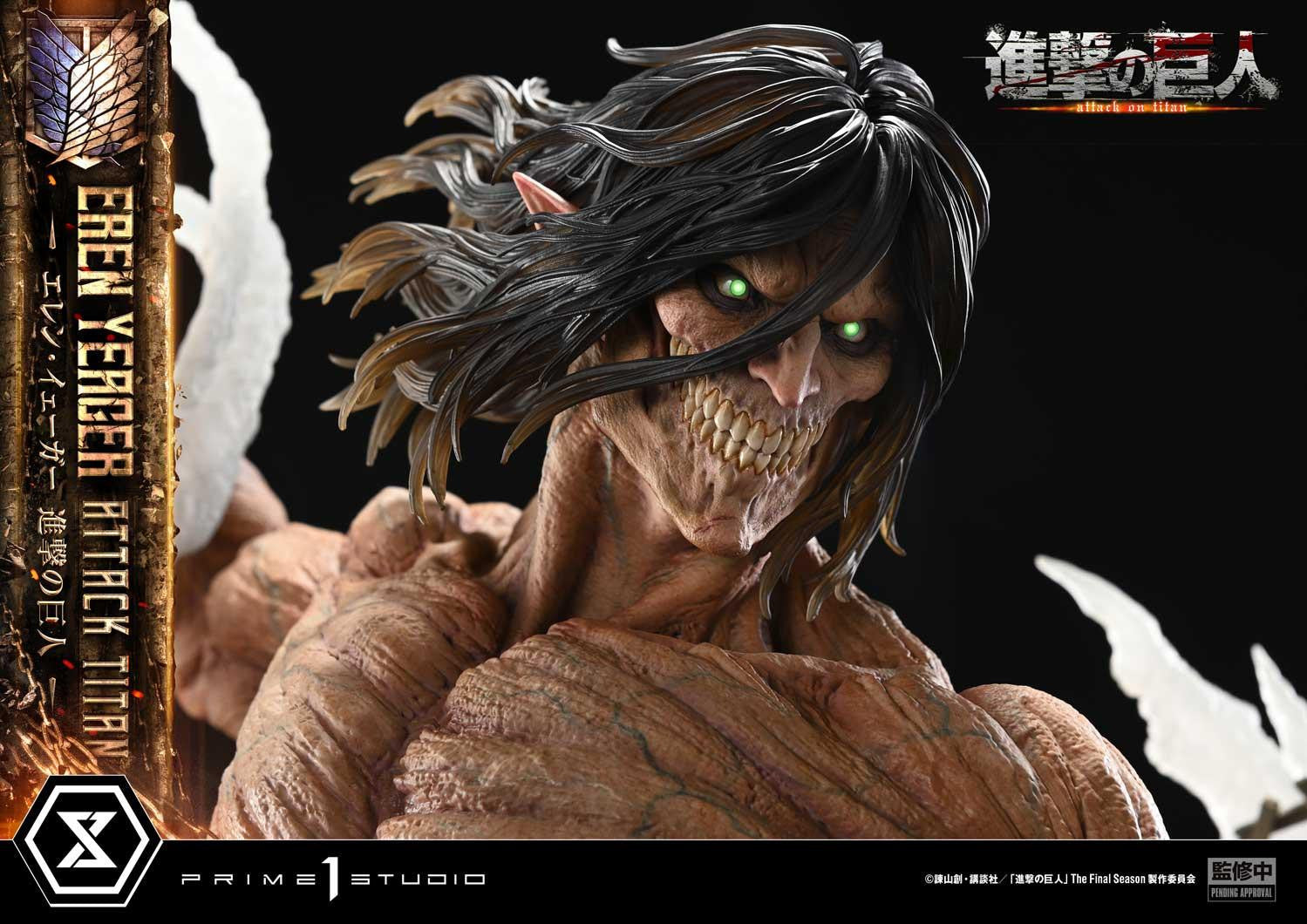 PRE-ORDER Prime 1 Studio - Ultimate Diorama Masterline - Attack on Titan - Eren Yeager: Attack Titan
