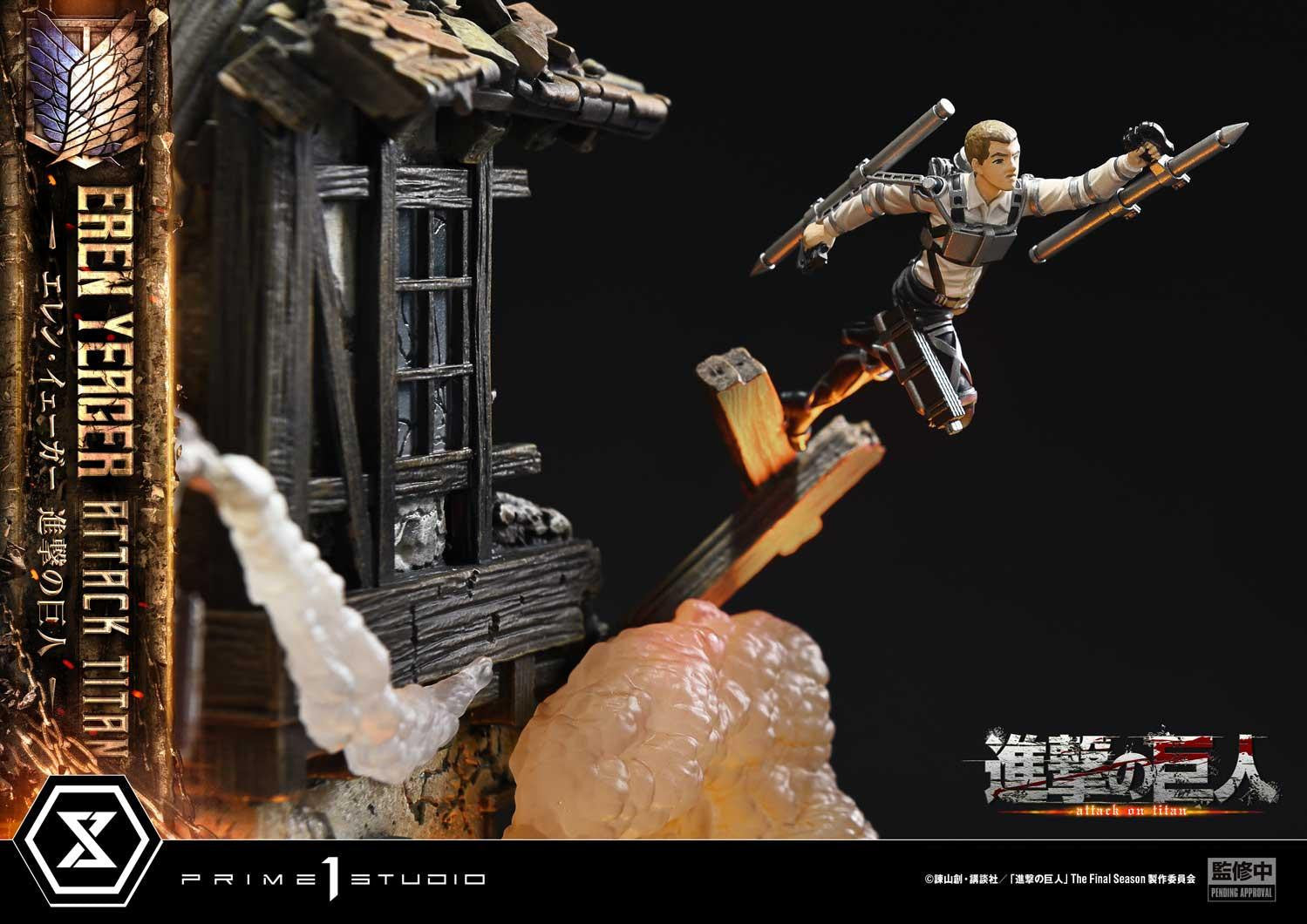 PRE-ORDER Prime 1 Studio - Ultimate Diorama Masterline - Attack on Titan - Eren Yeager: Attack Titan