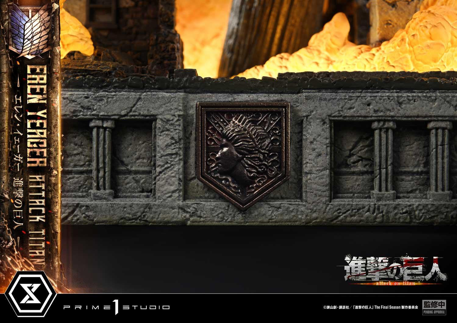PRE-ORDER Prime 1 Studio - Ultimate Diorama Masterline - Attack on Titan - Eren Yeager: Attack Titan