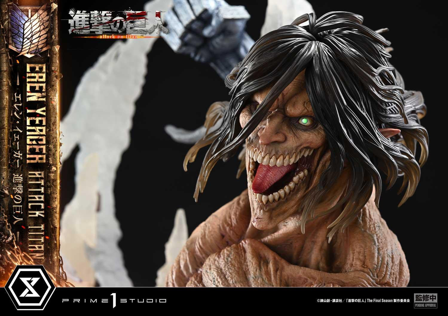 PRE-ORDER Prime 1 Studio - Ultimate Diorama Masterline - Attack on Titan - Eren Yeager: Attack Titan