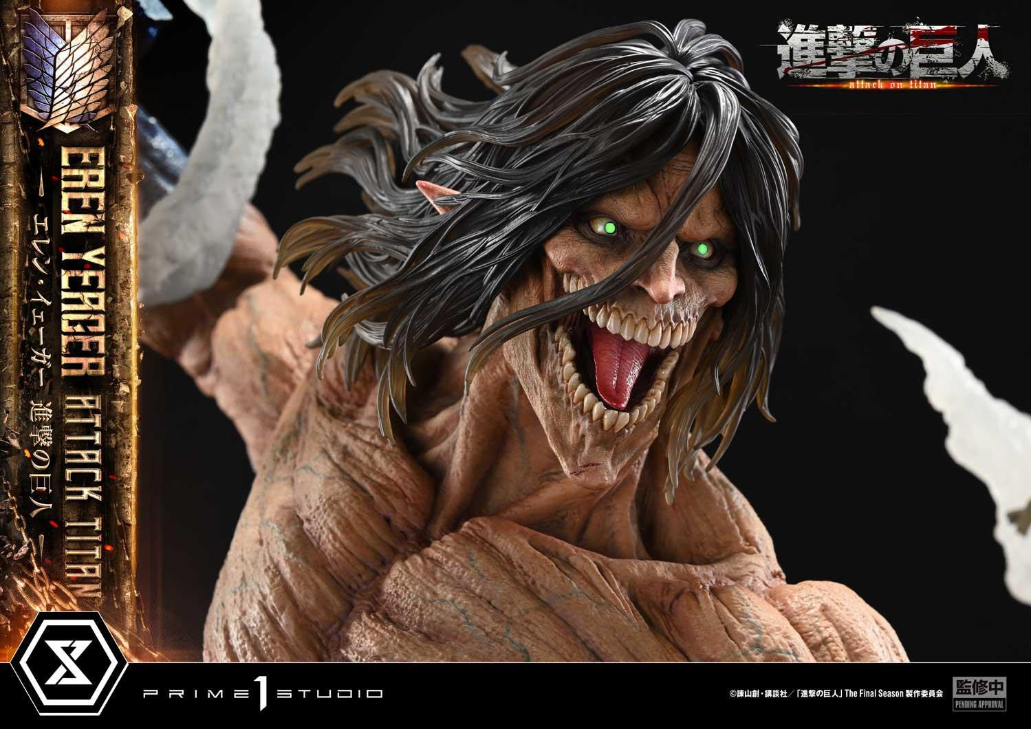 PRE-ORDER Prime 1 Studio - Ultimate Diorama Masterline - Attack on Titan - Eren Yeager: Attack Titan