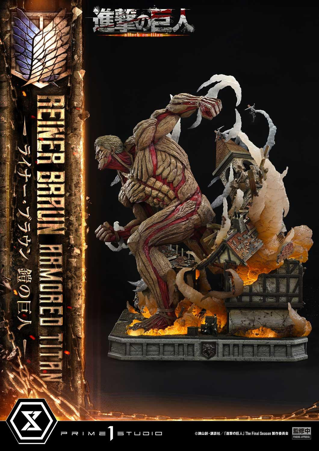 PRE-ORDER Prime 1 Studio - Ultimate Diorama Masterline - Attack on Titan - Reiner Braun: Armored Titan