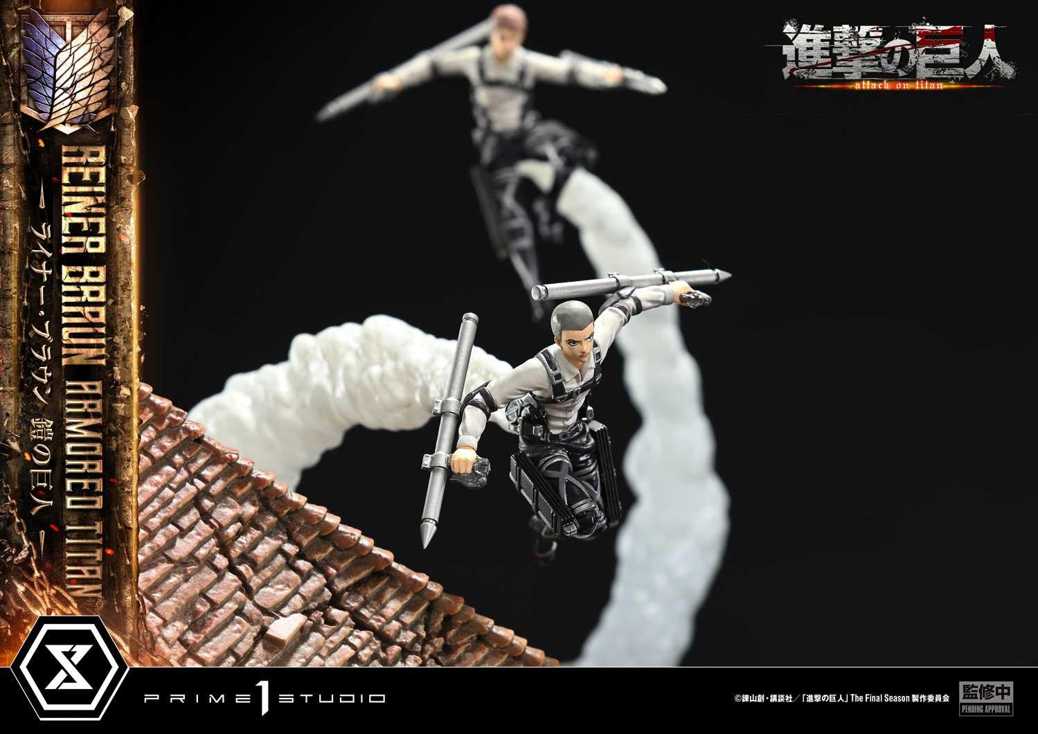 PRE-ORDER Prime 1 Studio - Ultimate Diorama Masterline - Attack on Titan - Reiner Braun: Armored Titan