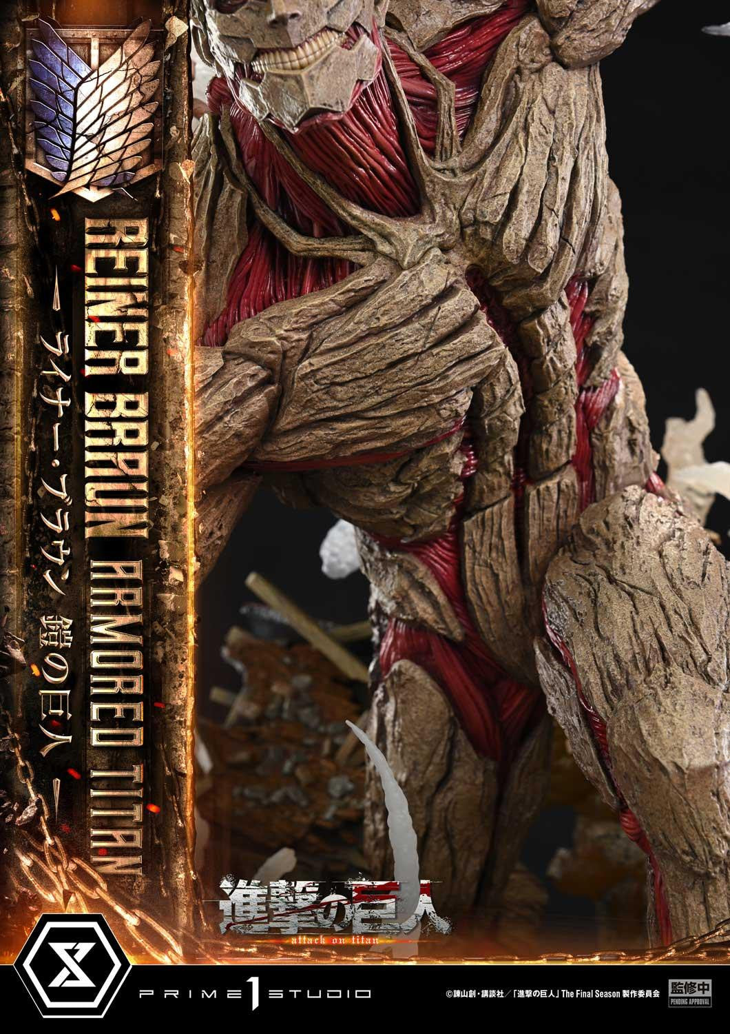 PRE-ORDER Prime 1 Studio - Ultimate Diorama Masterline - Attack on Titan - Reiner Braun: Armored Titan