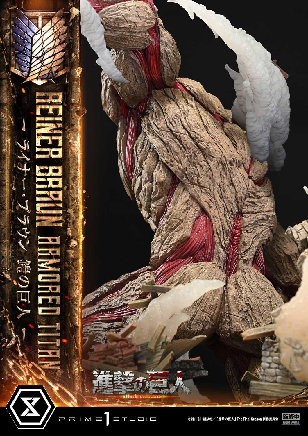 PRE-ORDER Prime 1 Studio - Ultimate Diorama Masterline - Attack on Titan - Reiner Braun: Armored Titan