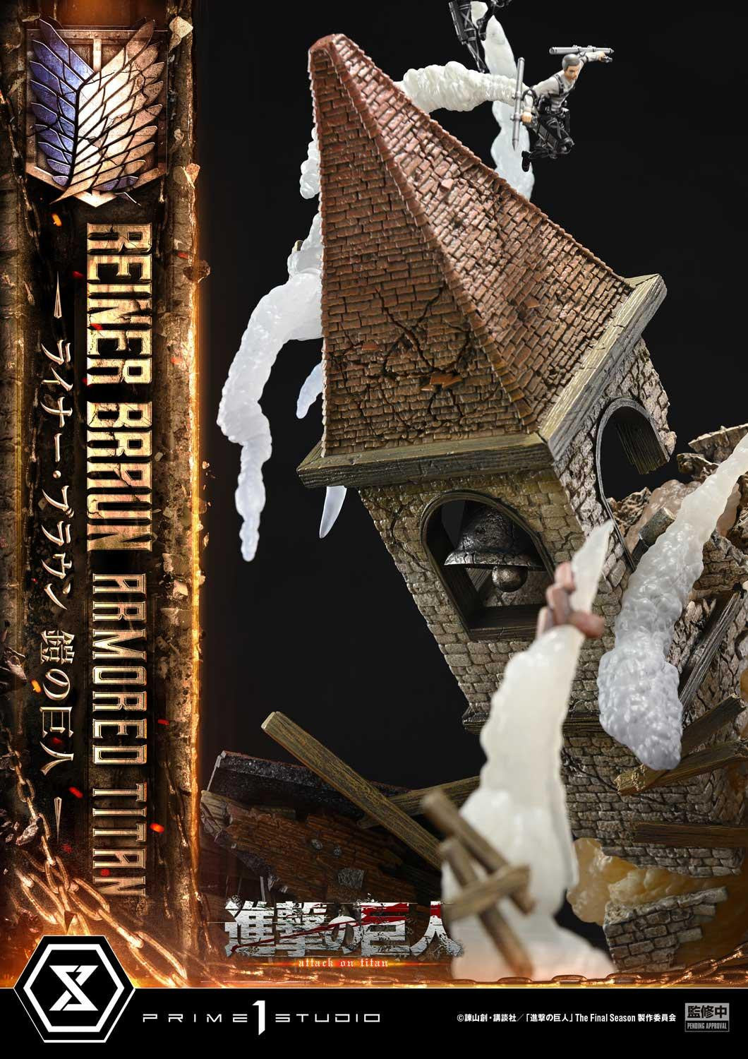 PRE-ORDER Prime 1 Studio - Ultimate Diorama Masterline - Attack on Titan - Reiner Braun: Armored Titan