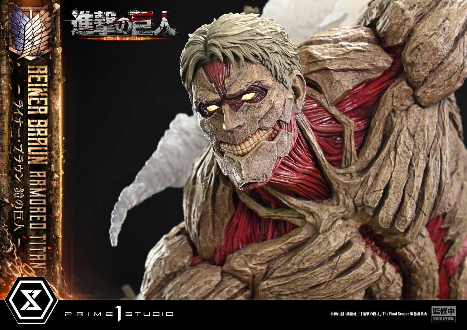 PRE-ORDER Prime 1 Studio - Ultimate Diorama Masterline - Attack on Titan - Reiner Braun: Armored Titan