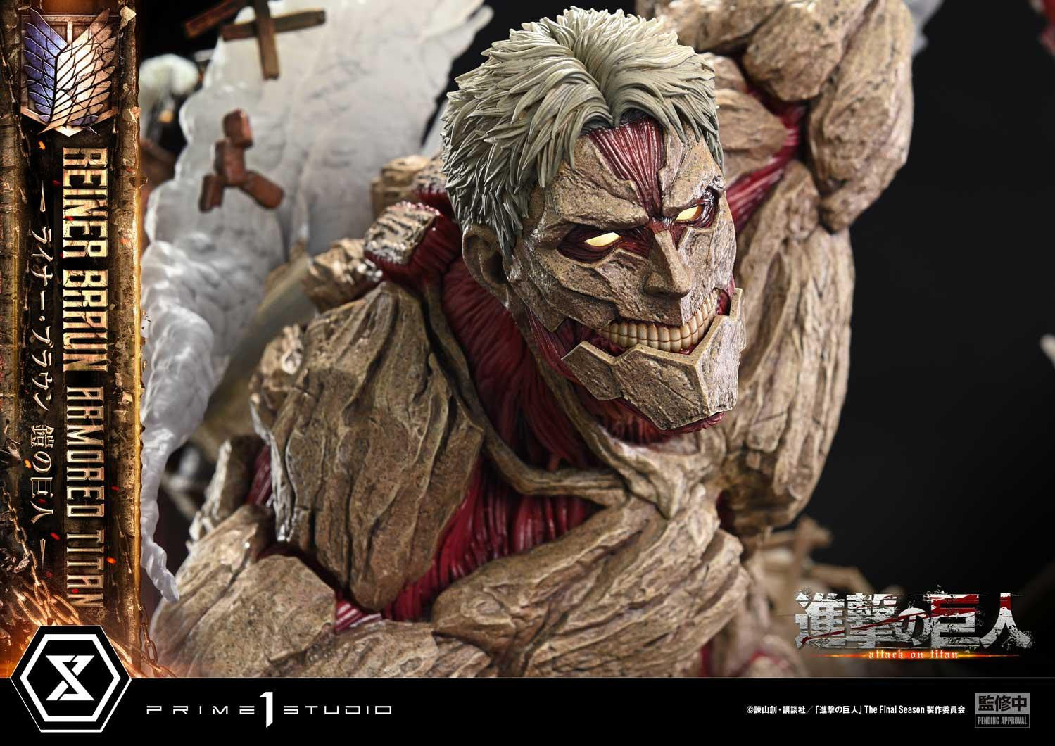 PRE-ORDER Prime 1 Studio - Ultimate Diorama Masterline - Attack on Titan - Reiner Braun: Armored Titan