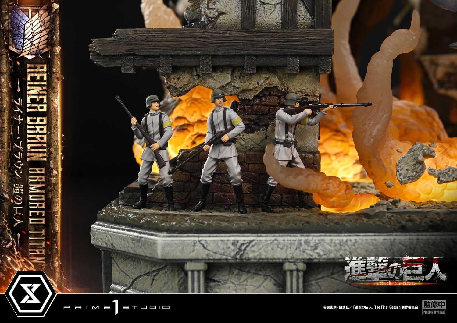 PRE-ORDER Prime 1 Studio - Ultimate Diorama Masterline - Attack on Titan - Reiner Braun: Armored Titan