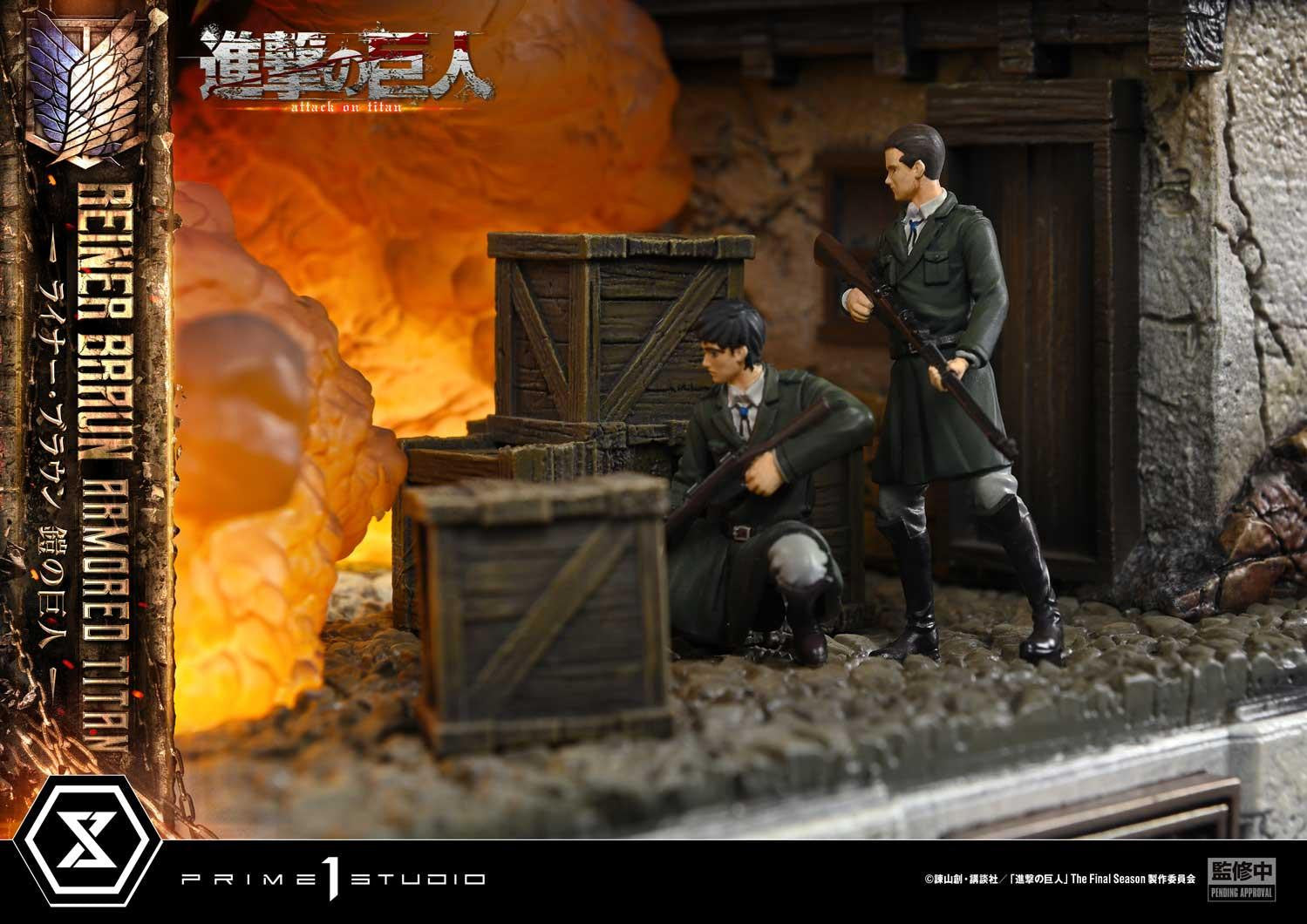 PRE-ORDER Prime 1 Studio - Ultimate Diorama Masterline - Attack on Titan - Reiner Braun: Armored Titan