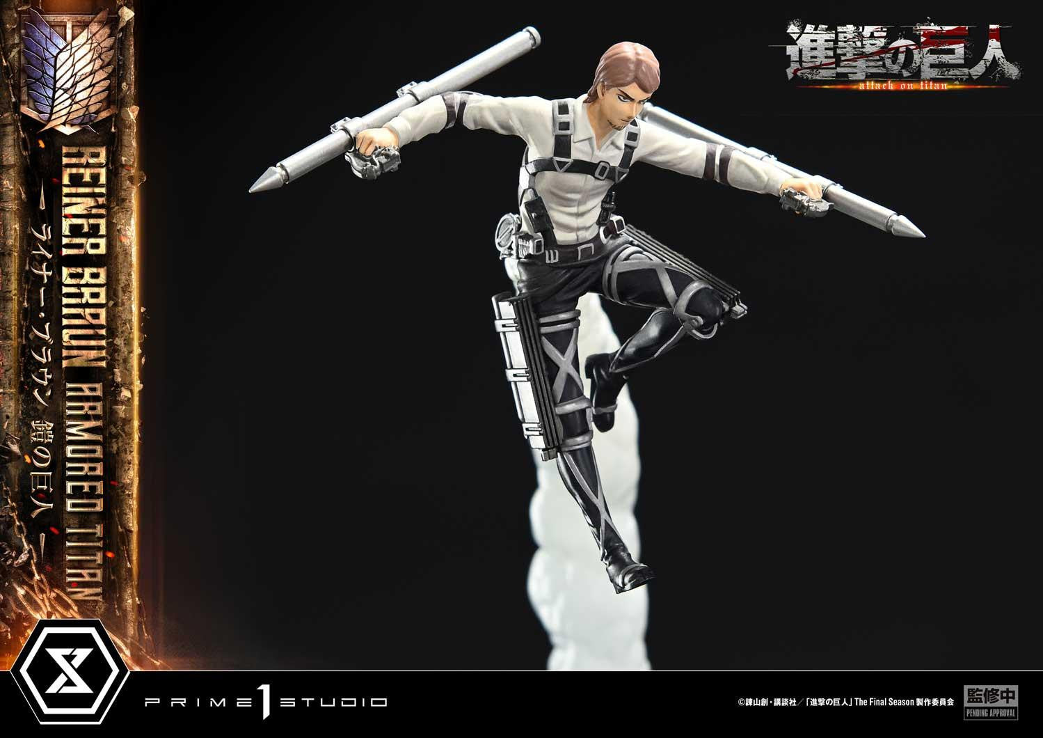 PRE-ORDER Prime 1 Studio - Ultimate Diorama Masterline - Attack on Titan - Reiner Braun: Armored Titan
