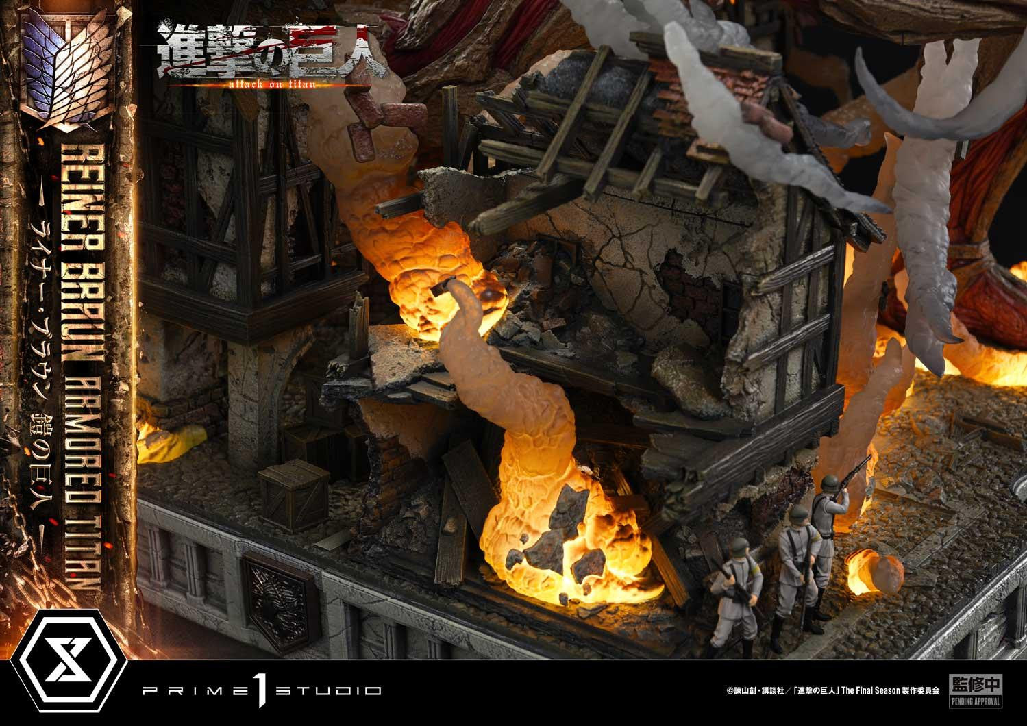 PRE-ORDER Prime 1 Studio - Ultimate Diorama Masterline - Attack on Titan - Reiner Braun: Armored Titan