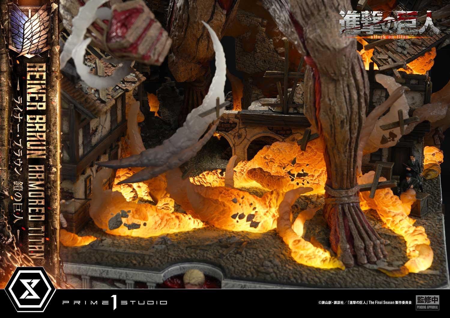 PRE-ORDER Prime 1 Studio - Ultimate Diorama Masterline - Attack on Titan - Reiner Braun: Armored Titan