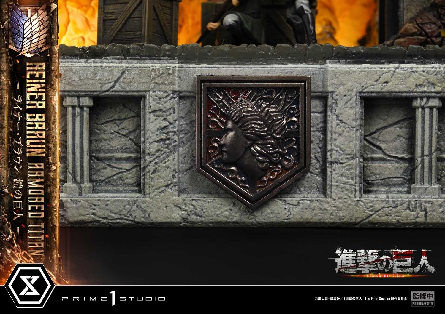 PRE-ORDER Prime 1 Studio - Ultimate Diorama Masterline - Attack on Titan - Reiner Braun: Armored Titan