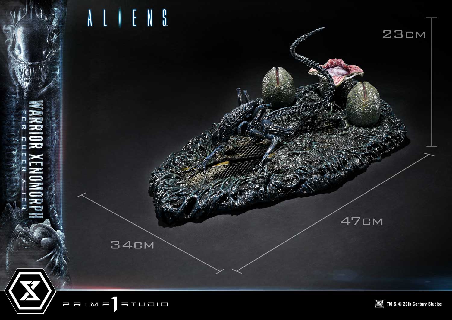 PRE-ORDER Prime 1 Studio - Ultimate Diorama Masterline - Aliens - Warrior Xenomorph for Queen Alien