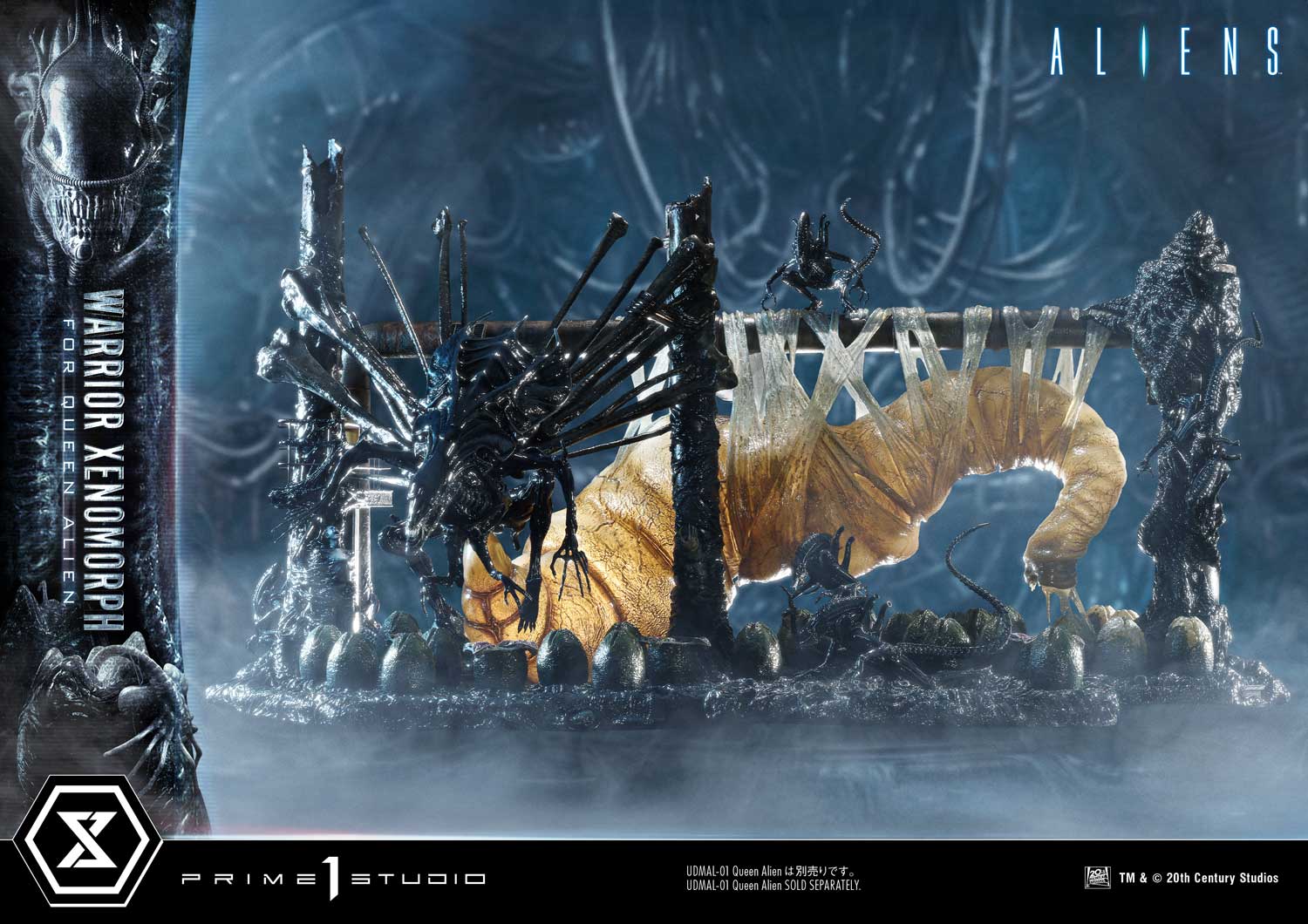 PRE-ORDER Prime 1 Studio - Ultimate Diorama Masterline - Aliens - Warrior Xenomorph for Queen Alien
