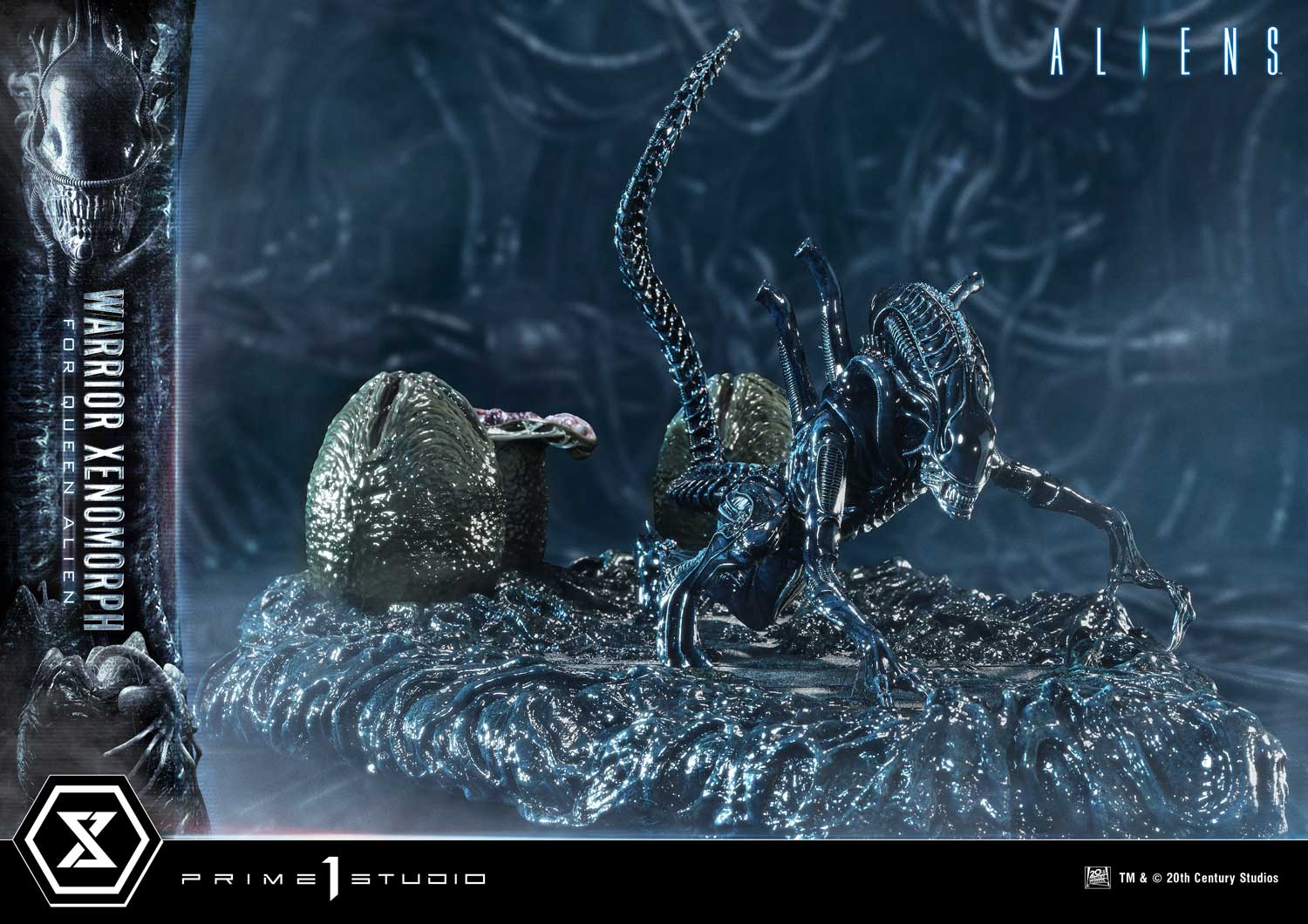 PRE-ORDER Prime 1 Studio - Ultimate Diorama Masterline - Aliens - Warrior Xenomorph for Queen Alien