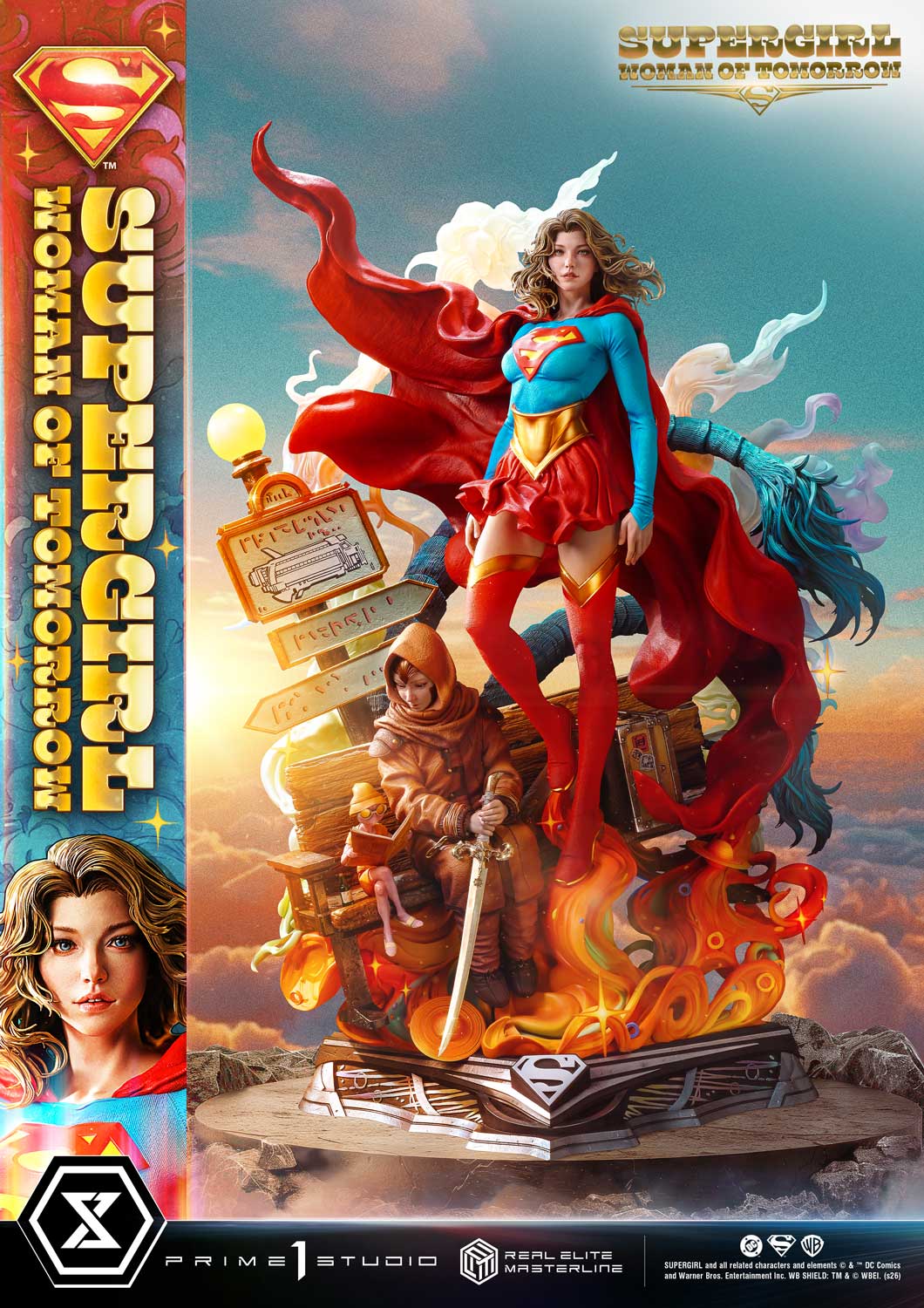 PRE-ORDER Prime 1 Studio - Real Elite Masterline - Supergirl: Woman of Tomorrow - Supergirl: Bonus Version 1/4