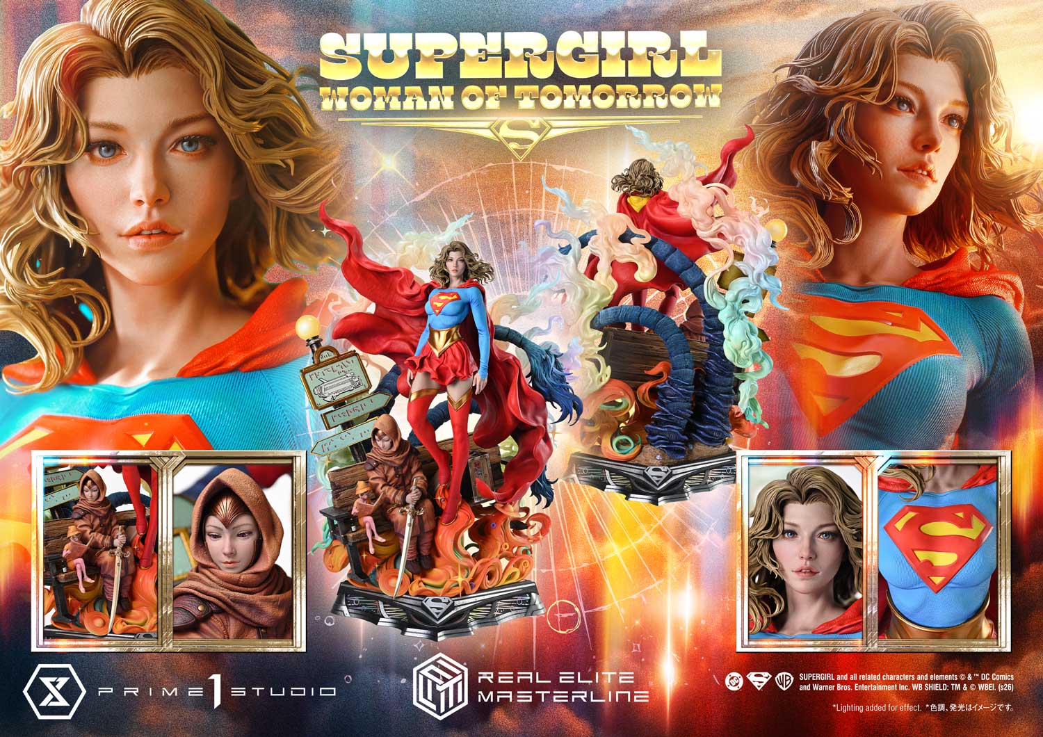 PRE-ORDER Prime 1 Studio - Real Elite Masterline - Supergirl: Woman of Tomorrow - Supergirl: Bonus Version 1/4