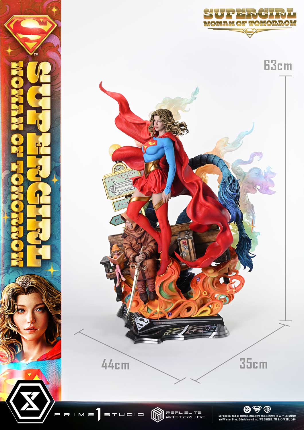 PRE-ORDER Prime 1 Studio - Real Elite Masterline - Supergirl: Woman of Tomorrow - Supergirl: Bonus Version 1/4