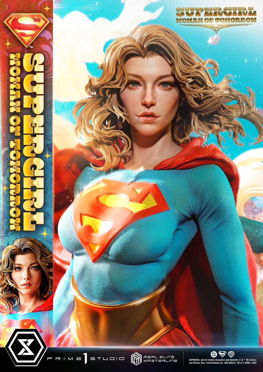 PRE-ORDER Prime 1 Studio - Real Elite Masterline - Supergirl: Woman of Tomorrow - Supergirl: Bonus Version 1/4