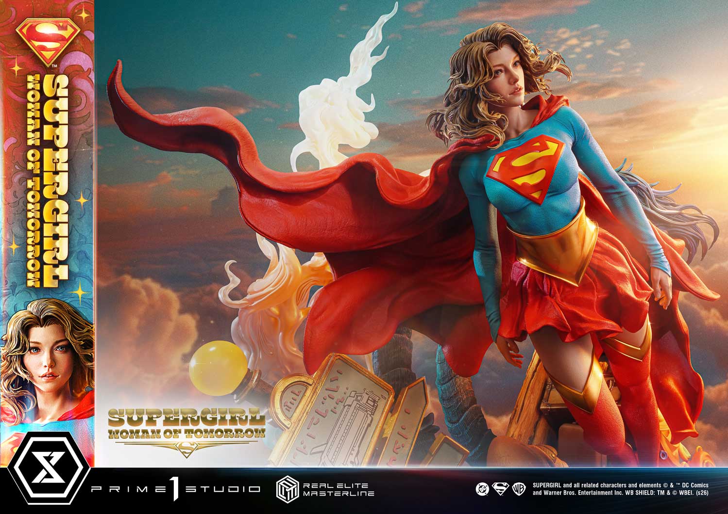 PRE-ORDER Prime 1 Studio - Real Elite Masterline - Supergirl: Woman of Tomorrow - Supergirl: Bonus Version 1/4