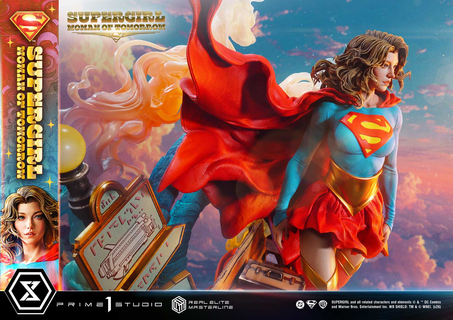PRE-ORDER Prime 1 Studio - Real Elite Masterline - Supergirl: Woman of Tomorrow - Supergirl: Bonus Version 1/4
