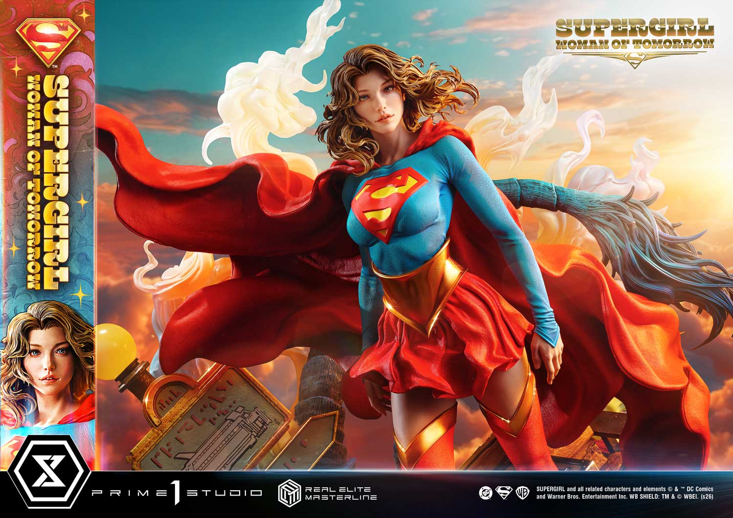 PRE-ORDER Prime 1 Studio - Real Elite Masterline - Supergirl: Woman of Tomorrow - Supergirl: Bonus Version 1/4