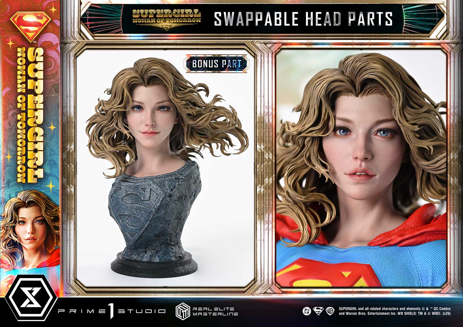 PRE-ORDER Prime 1 Studio - Real Elite Masterline - Supergirl: Woman of Tomorrow - Supergirl: Bonus Version 1/4