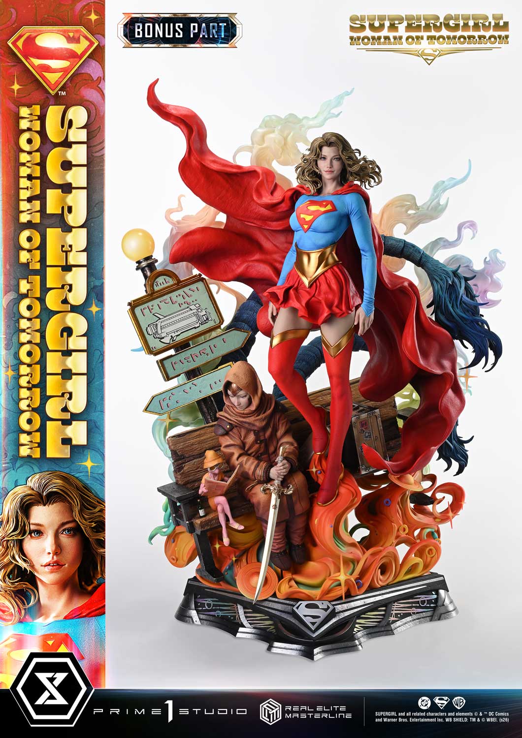 PRE-ORDER Prime 1 Studio - Real Elite Masterline - Supergirl: Woman of Tomorrow - Supergirl: Bonus Version 1/4
