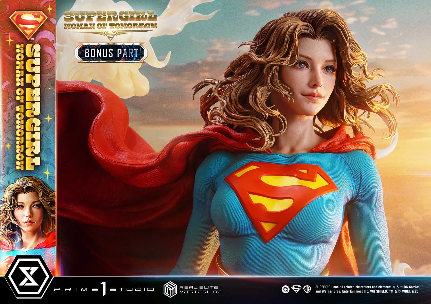 PRE-ORDER Prime 1 Studio - Real Elite Masterline - Supergirl: Woman of Tomorrow - Supergirl: Bonus Version 1/4