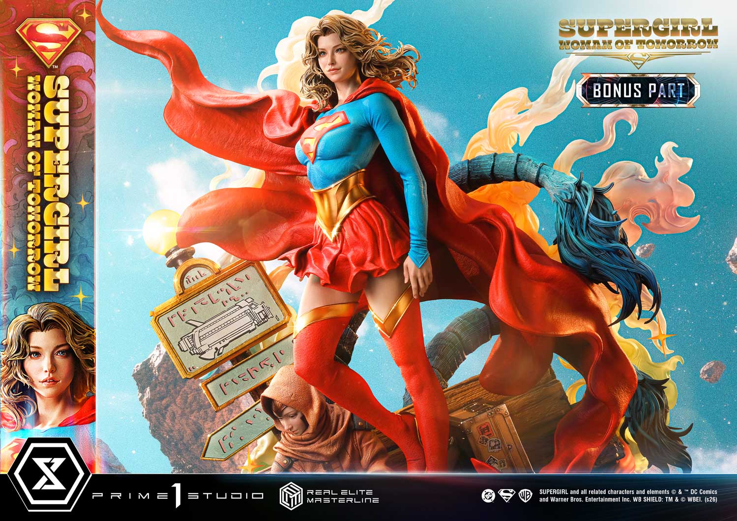PRE-ORDER Prime 1 Studio - Real Elite Masterline - Supergirl: Woman of Tomorrow - Supergirl: Bonus Version 1/4
