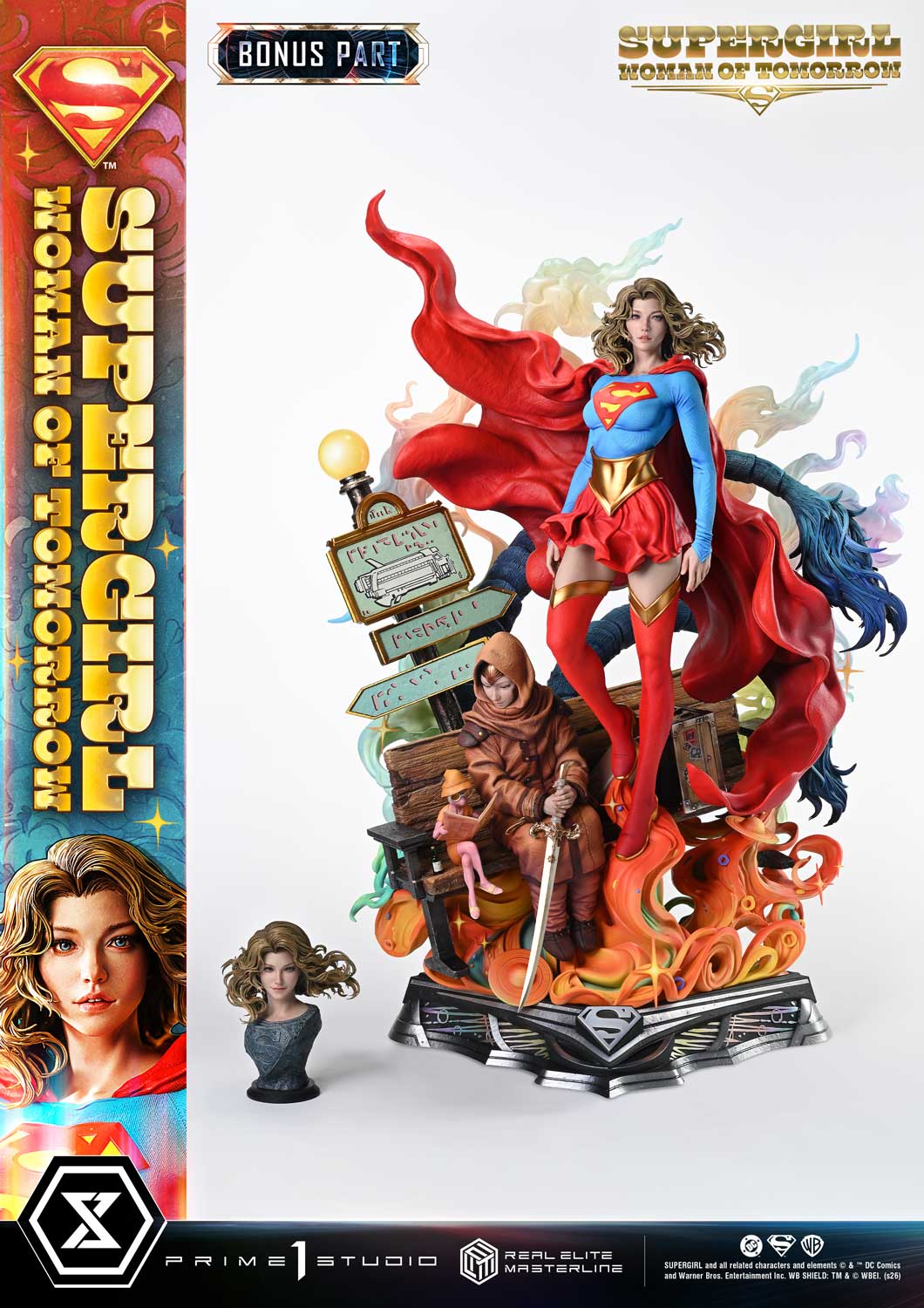PRE-ORDER Prime 1 Studio - Real Elite Masterline - Supergirl: Woman of Tomorrow - Supergirl: Bonus Version 1/4