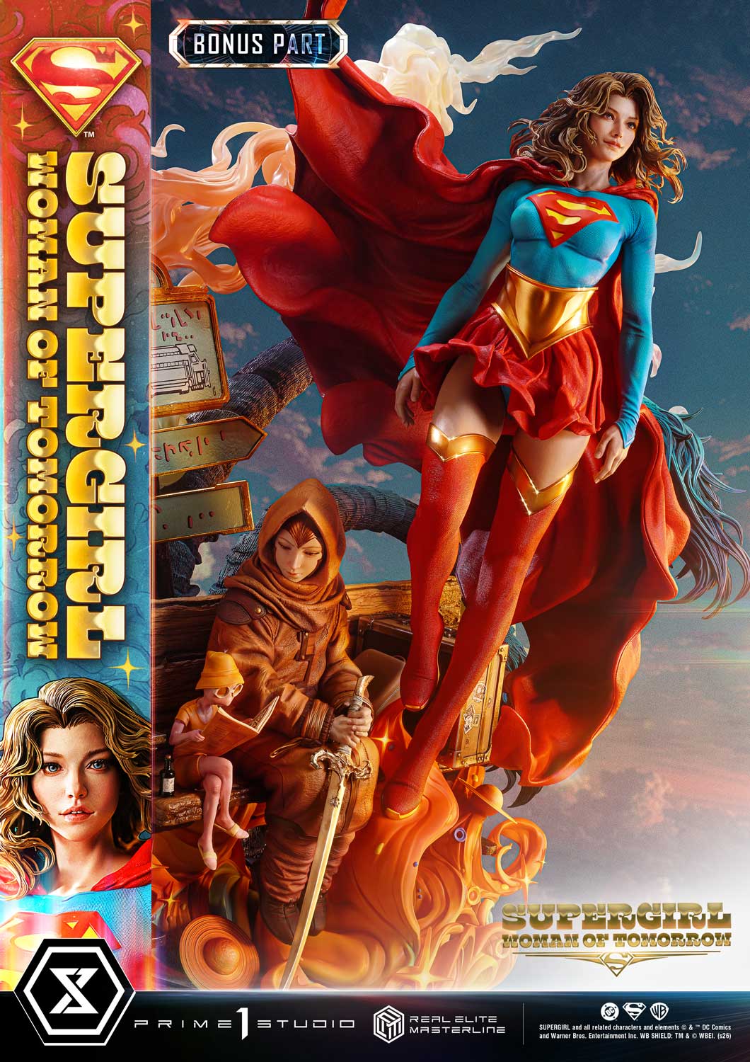 PRE-ORDER Prime 1 Studio - Real Elite Masterline - Supergirl: Woman of Tomorrow - Supergirl: Bonus Version 1/4