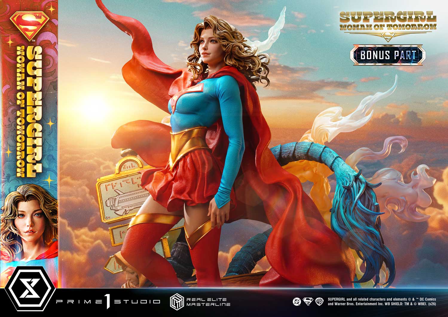 PRE-ORDER Prime 1 Studio - Real Elite Masterline - Supergirl: Woman of Tomorrow - Supergirl: Bonus Version 1/4