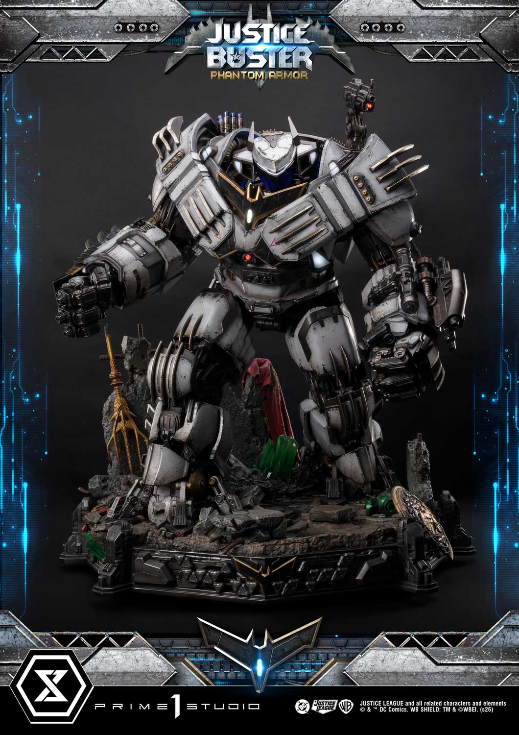 PRE-ORDER Prime 1 Studio - Ultimate Museum Masterline - Justice League (Comics) - Justice Buster: Phantom Armor (Design By Josh Nizzi)