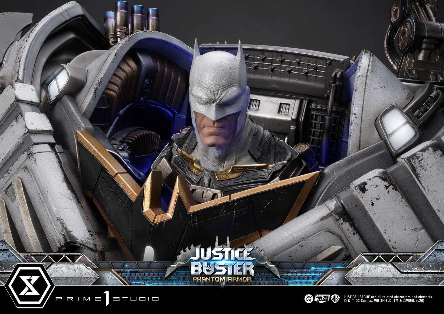 PRE-ORDER Prime 1 Studio - Ultimate Museum Masterline - Justice League (Comics) - Justice Buster: Phantom Armor (Design By Josh Nizzi)