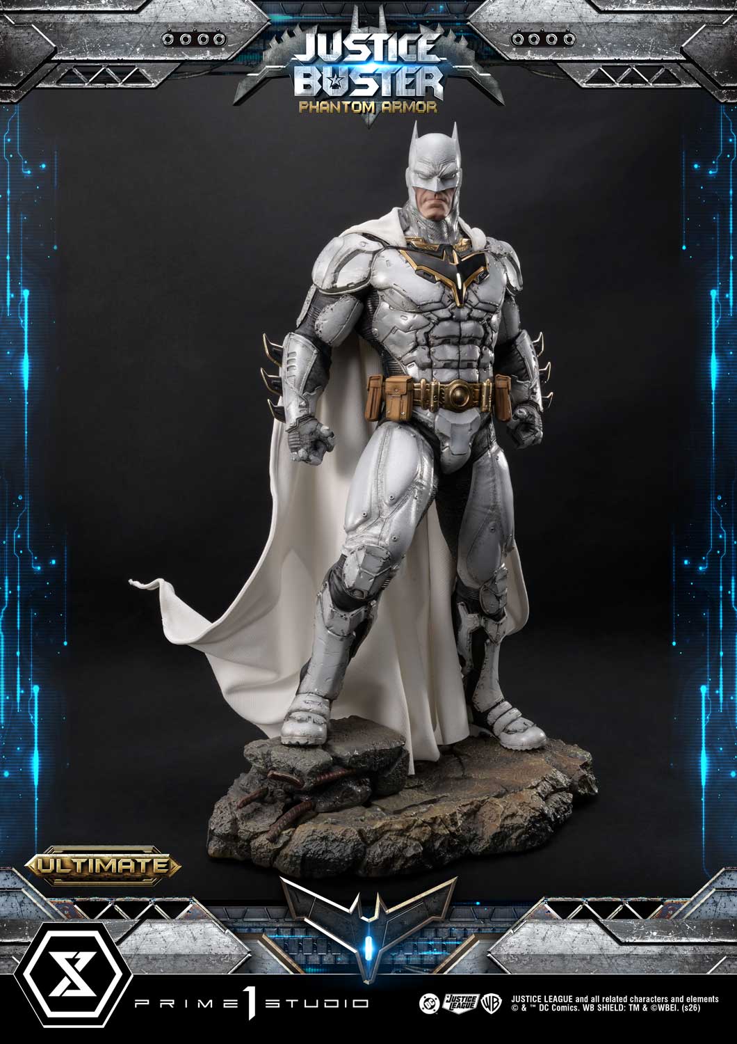PRE-ORDER Prime 1 Studio - Ultimate Museum Masterline - Justice League (Comics) - Justice Buster: Phantom Armor (Design By Josh Nizzi) Ultimate Version