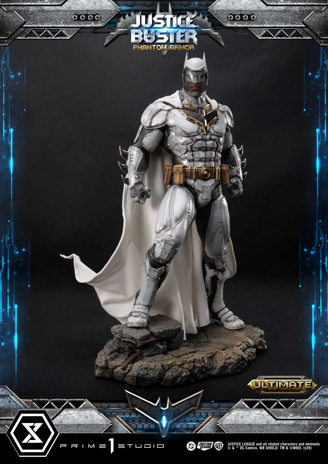 PRE-ORDER Prime 1 Studio - Ultimate Museum Masterline - Justice League (Comics) - Justice Buster: Phantom Armor (Design By Josh Nizzi) Ultimate Version