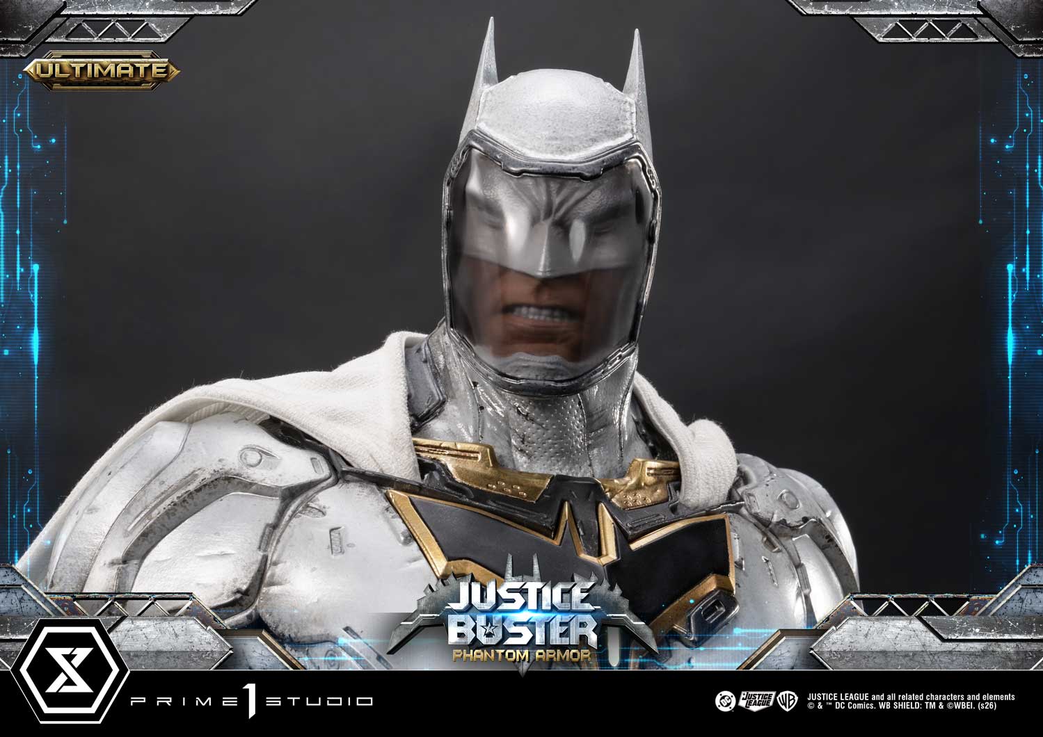 PRE-ORDER Prime 1 Studio - Ultimate Museum Masterline - Justice League (Comics) - Justice Buster: Phantom Armor (Design By Josh Nizzi) Ultimate Version