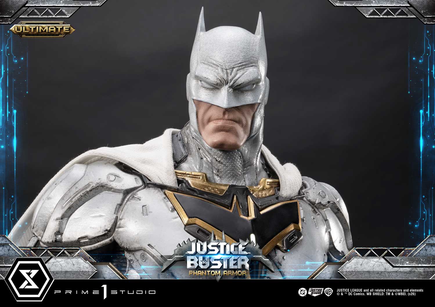 PRE-ORDER Prime 1 Studio - Ultimate Museum Masterline - Justice League (Comics) - Justice Buster: Phantom Armor (Design By Josh Nizzi) Ultimate Version
