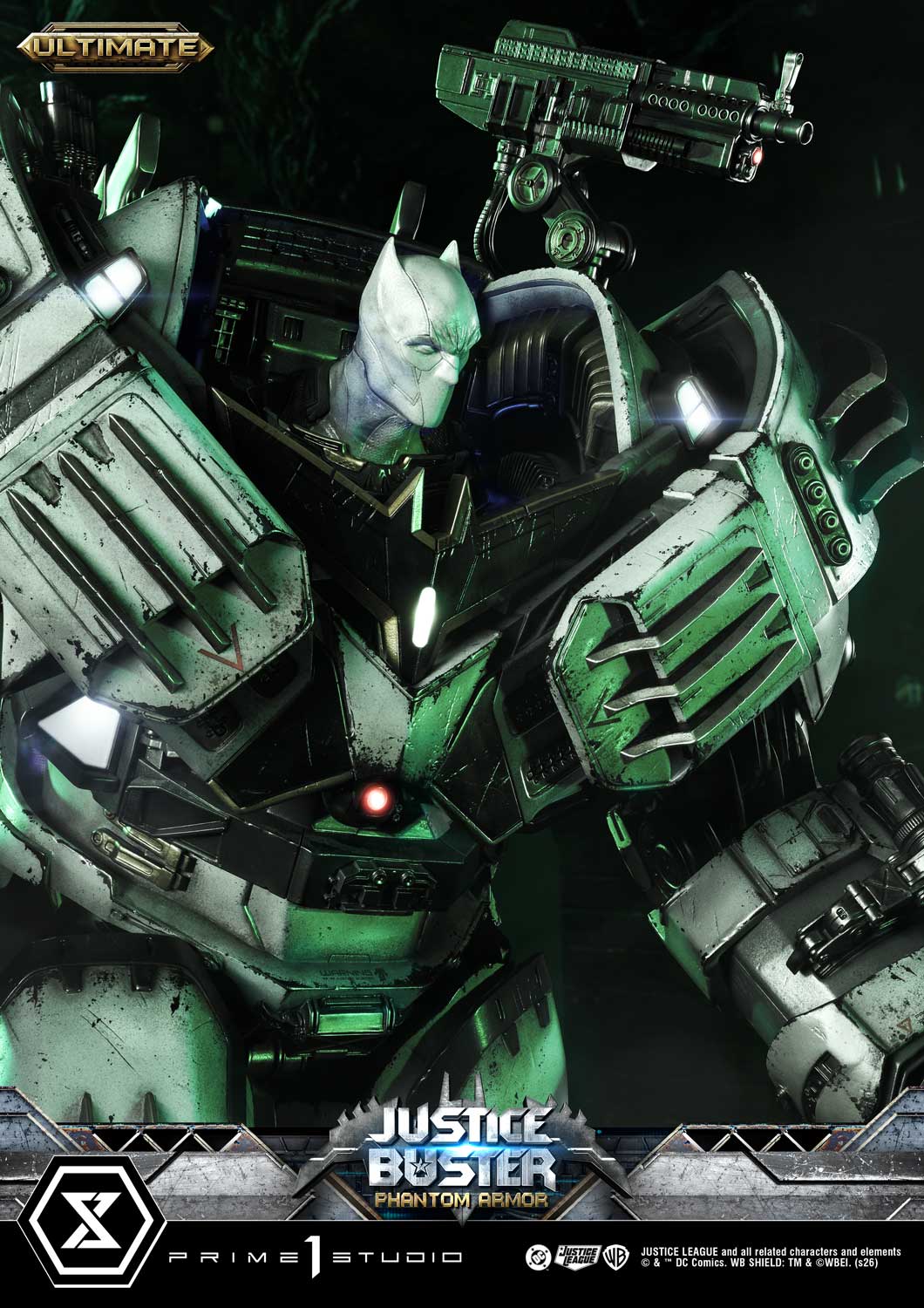 PRE-ORDER Prime 1 Studio - Ultimate Museum Masterline - Justice League (Comics) - Justice Buster: Phantom Armor (Design By Josh Nizzi) Ultimate Version