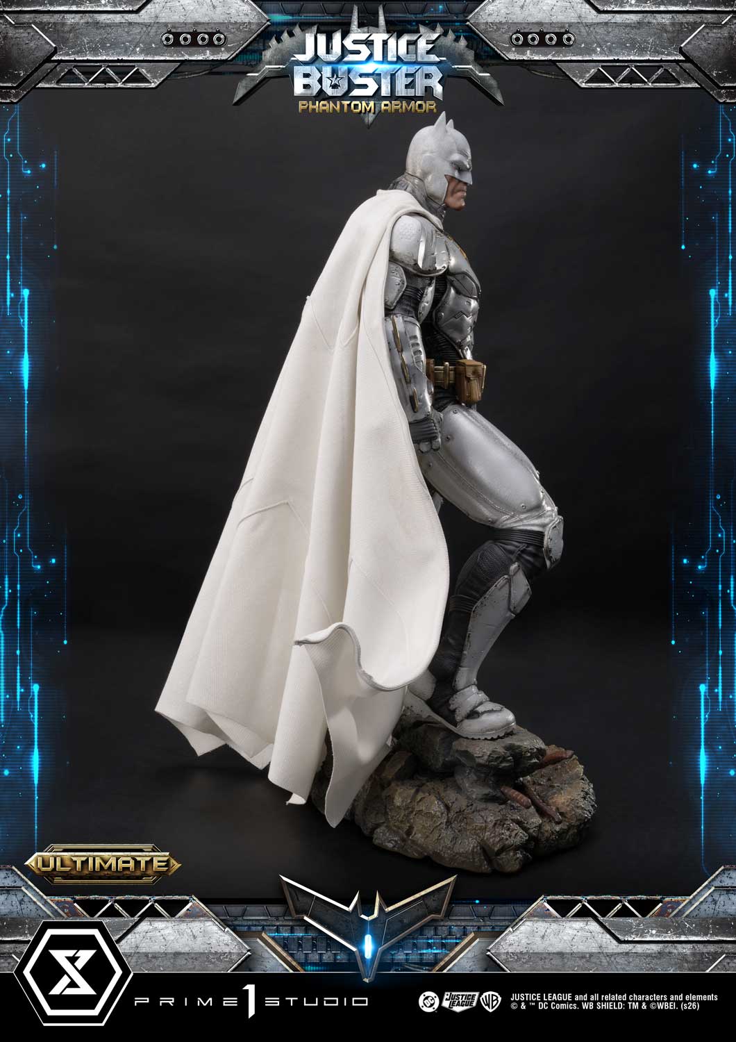 PRE-ORDER Prime 1 Studio - Ultimate Museum Masterline - Justice League (Comics) - Justice Buster: Phantom Armor (Design By Josh Nizzi) Ultimate Version