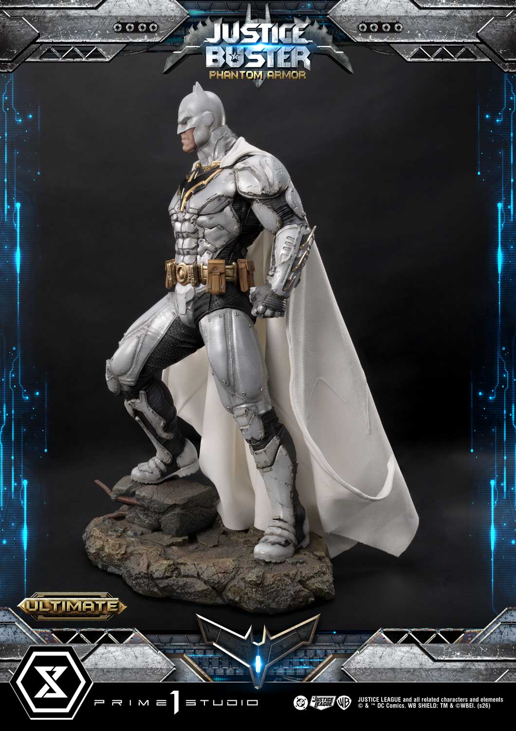 PRE-ORDER Prime 1 Studio - Ultimate Museum Masterline - Justice League (Comics) - Justice Buster: Phantom Armor (Design By Josh Nizzi) Ultimate Version