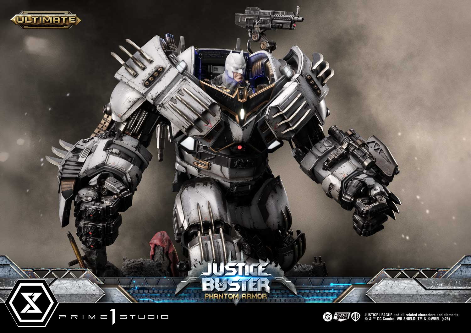 PRE-ORDER Prime 1 Studio - Ultimate Museum Masterline - Justice League (Comics) - Justice Buster: Phantom Armor (Design By Josh Nizzi) Ultimate Version