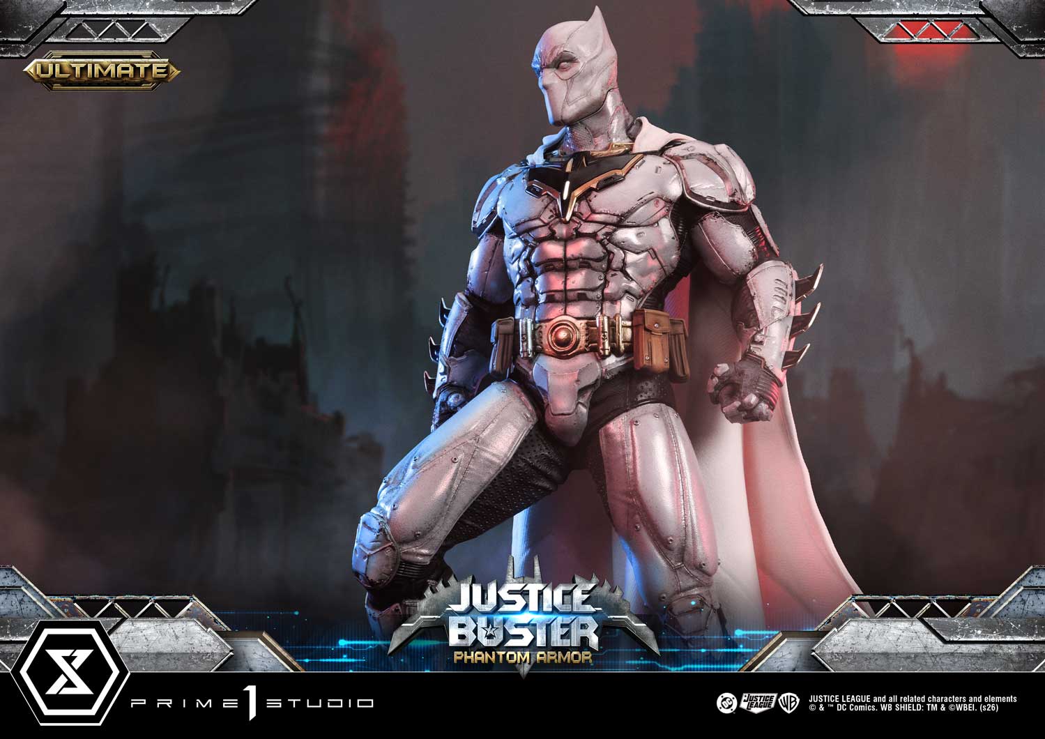 PRE-ORDER Prime 1 Studio - Ultimate Museum Masterline - Justice League (Comics) - Justice Buster: Phantom Armor (Design By Josh Nizzi) Ultimate Version